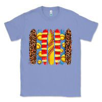 Colony Blue softball  brushstrokes Classic Tee - AdoDesignShop
