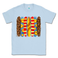 Dusty Blue softball  brushstrokes Classic Tee - AdoDesignShop