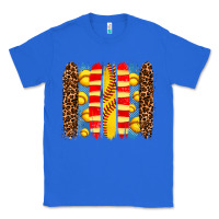 True Royal softball  brushstrokes Classic Tee - AdoDesignShop