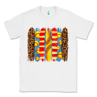 White softball  brushstrokes Classic Tee - AdoDesignShop