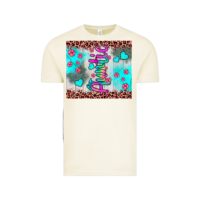 Auntie Leopard Turquoise Vintage Tee by JahusDesignShop | Teevron