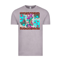 Vintage Zinc auntie leopard turquoise Vintage Tee - JahusDesignShop