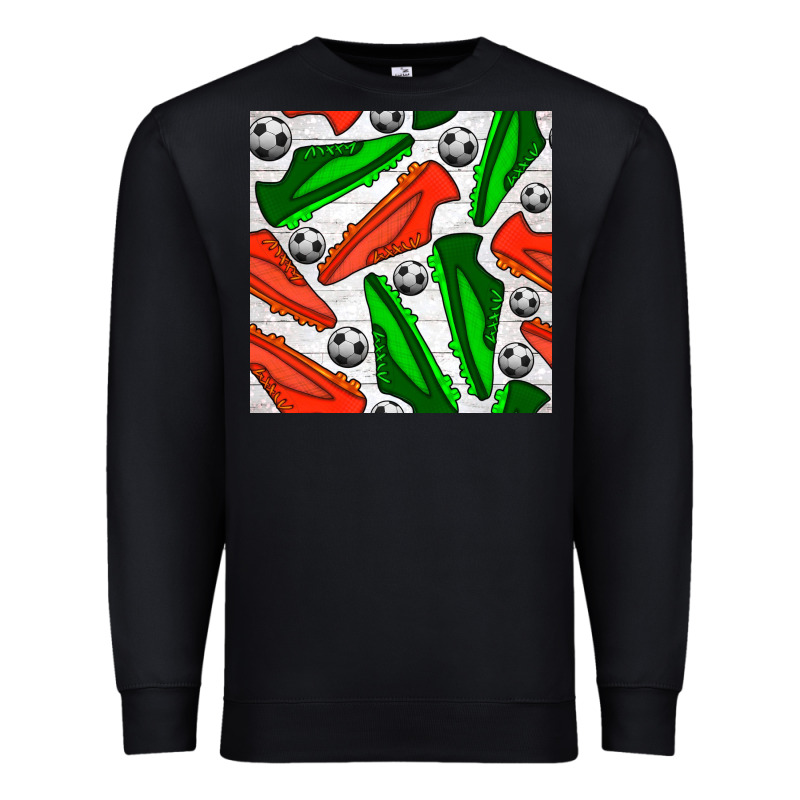 Soccer Shoes Seamless Pattern Premium Sweatshirt by BundleAndBundleShop | Teevron