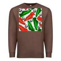 Chestnut soccer shoes seamless pattern Premium Sweatshirt - BundleAndBundleShop