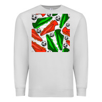 Dove Grey soccer shoes seamless pattern Premium Sweatshirt - BundleAndBundleShop