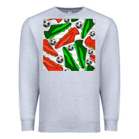 Heather Grey soccer shoes seamless pattern Premium Sweatshirt - BundleAndBundleShop