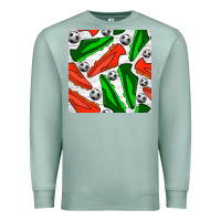 Seafoam soccer shoes seamless pattern Premium Sweatshirt - BundleAndBundleShop