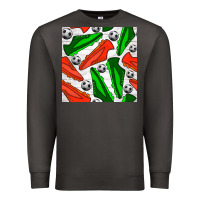 Smoke soccer shoes seamless pattern Premium Sweatshirt - BundleAndBundleShop