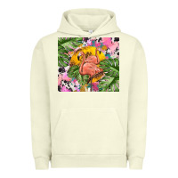 Pigment Pistachio flamingo with leopard Urban Hoodie - TumblerDesignByShophia