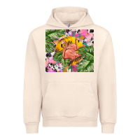 Sandshell flamingo with leopard Urban Hoodie - TumblerDesignByShophia