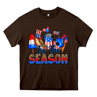 Chocolate Brown tis' the season Heavy Core Tee - RanaPortraitStore