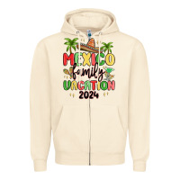 Sandshell mexico family vacation 2024 Zipper Hoodie - MaliasSmallBusiness