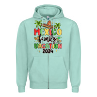 Seafoam mexico family vacation 2024 Zipper Hoodie - MaliasSmallBusiness