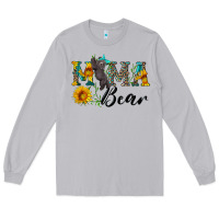 Moon Dust blue mama bear with cute bear Long Sleeve Tee - Artiststas