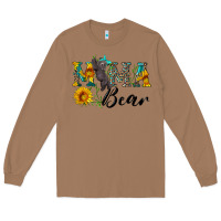 Toasted Coconut blue mama bear with cute bear Long Sleeve Tee - Artiststas