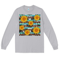 Moon Dust sunflower western seamless revize Long Sleeve Tee - AdoDesignShop