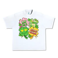 White lucky stay gold Urban Heavy Tee - Artiststas