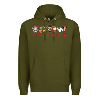 Army Green Friends Premium Hoodie - Bettercallsaul