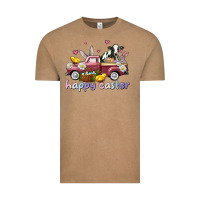 Vintage Coffee happy easter trucks Vintage Tee - AdoDesignShop