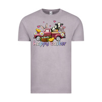 Vintage Zinc happy easter trucks Vintage Tee - AdoDesignShop
