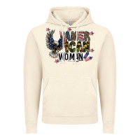 Vintage Artic american woman Vintage Hoodie - CowhideDigitalArt