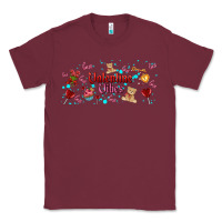 Burgundy love vibes and valentines Classic Tee - AdoDesignShop