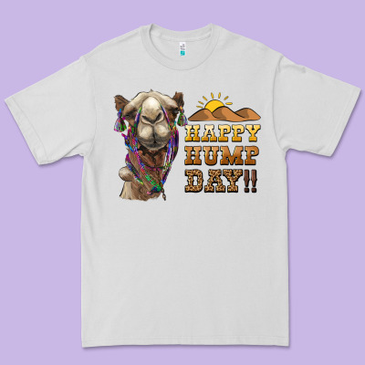Happy Hump Day Camel Premium Tee Designed By Barkaloodesign