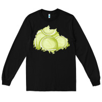 Black tennis patch Long Sleeve Tee - AdoDesignShop
