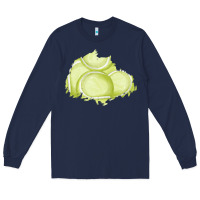 Navy tennis patch Long Sleeve Tee - AdoDesignShop
