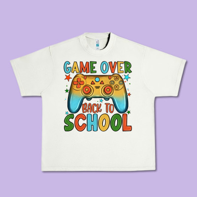 Game Over Back To School Urban Heavy Tee Designed By Jahusdesignshop