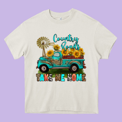 Heavy Core Tee country roads take me home