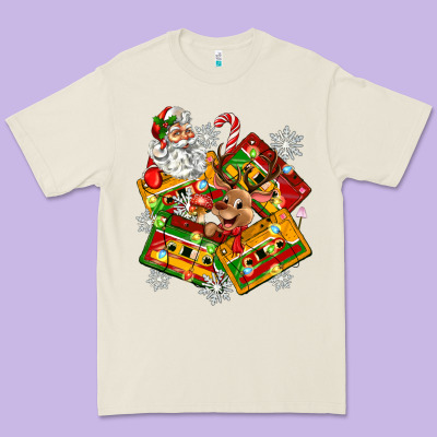 Premium Tee christmas cassette tapes