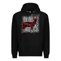 Black Christmas Deer Premium Hoodie - Bettercallsaul