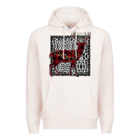 Pale Pink Christmas Deer Premium Hoodie - Bettercallsaul