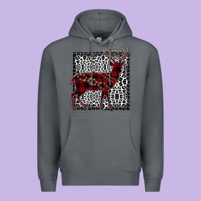 Christmas Deer Premium Hoodie Designed By Bettercallsaul