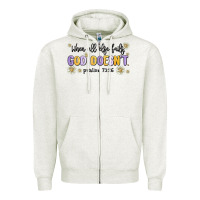 Oatmeal Heather when all else fails god doesnt Zipper Hoodie - MaliasSmallBusiness