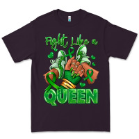 Plum green ribbon liver cancer afro girl sneakers Premium Tee - RanaPortraitStore