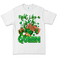 White green ribbon liver cancer afro girl sneakers Premium Tee - RanaPortraitStore