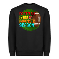 Black football is my favorite season Heavyweight Sweatshirt - BundleAndBundleShop