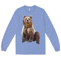 Colony Blue bear Long Sleeve Tee - Artiststas
