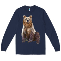 Navy bear Long Sleeve Tee - Artiststas