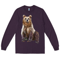 Plum bear Long Sleeve Tee - Artiststas
