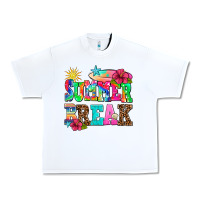 White summer break Urban Heavy Tee - AdoDesignShop