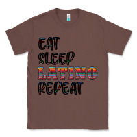 Chestnut eat sleep latino repeat Classic Tee - BundleAndBundleShop