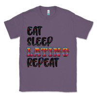 Lavender eat sleep latino repeat Classic Tee - BundleAndBundleShop