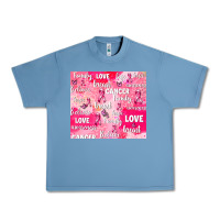 Pebble Blue breast cancer awareness pink Urban Heavy Tee - AdoDesignShop