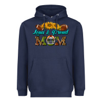 Navy Western Loud And Proud Mom Heavyweight Hoodie - BundleAndBundleShop