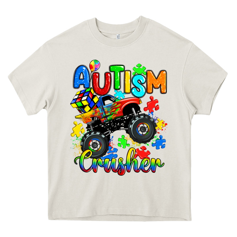 Autism Crusher Heavy Core Tee by RanaPortraitStore | Teevron