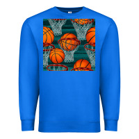 True Royal basketball hoop seamless pattern Premium Sweatshirt - BundleAndBundleShop