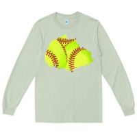 Matcha softball patch Long Sleeve Tee - AdoDesignShop